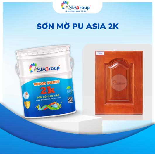 Sơn mờ PU Asia 2K