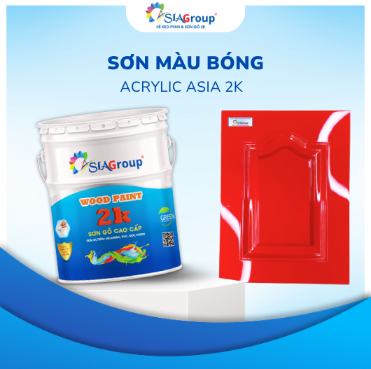 Sơn màu bóng Acrylic Asia 2K