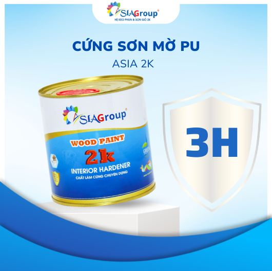 Cứng sơn mờ PU Asia 2K
