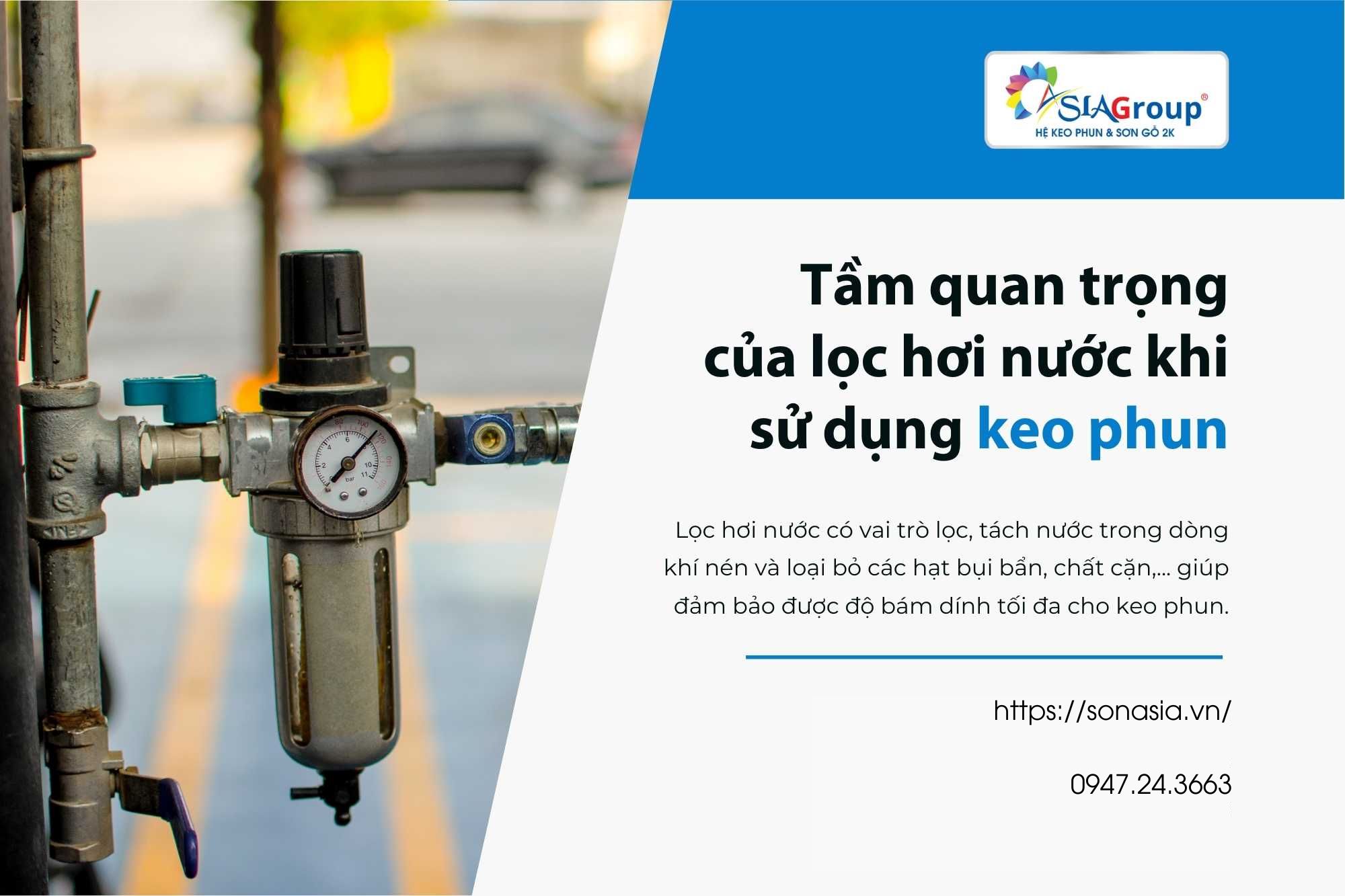 tam quan trong cua loc hoi nuoc khi su dung keo