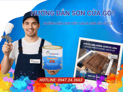 sơn cửa gỗ, hướng dẫn sơn cửa gỗ, sơn đồ gỗ tại nhà, sơn sửa đồ gỗ tại nhà, sơn cửa gỗ cũ