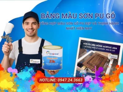 bảng màu sơn pu gỗ, bảng màu sơn gỗ tự nhiên, sơn gỗ màu cánh gián, sơn gỗ màu óc chó, màu sơn gỗ.