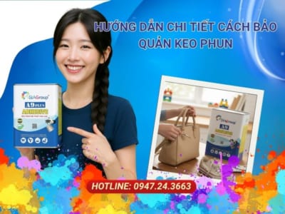cách bảo quản keo phun