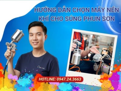 máy nén khí cho súng phun sơn