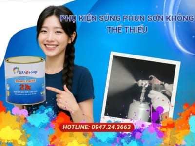 Phụ kiện súng phun sơn không thể thiếu cho các dự án chuyên nghiệp 2 phụ kiện súng phun sơn, cốc súng phun sơn, lọc nước súng phun sơn