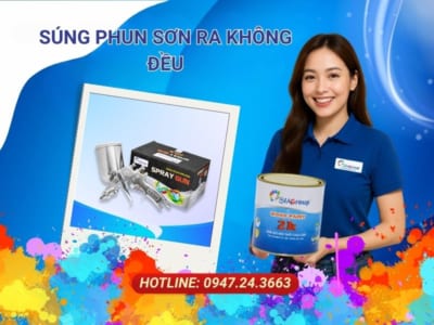 Súng Phun Sơn Ra Không Đều, Bị Giật? Hướng Dẫn Chẩn Đoán & Khắc Phục Toàn Diện Từ Chuyên Gia Sơn Gỗ 8 súng phun sơn điện, súng phun sơn khí nén