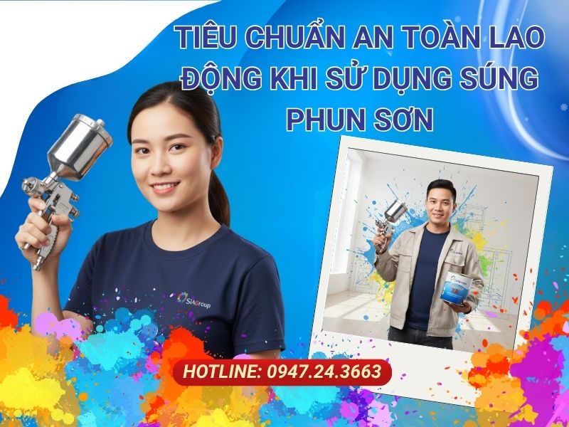 tiêu chuẩn an toàn lao động khi sử dụng súng phun sơn