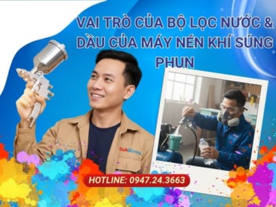 bộ lọc khí súng phun sơn