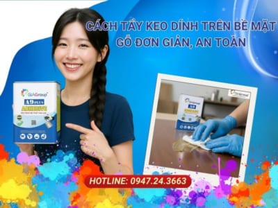 cách tẩy keo dính trên gỗ, cách làm sạch keo dán gỗ