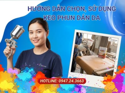 keo phun dán da, keo dán da simili, keo dán da vào nhựa