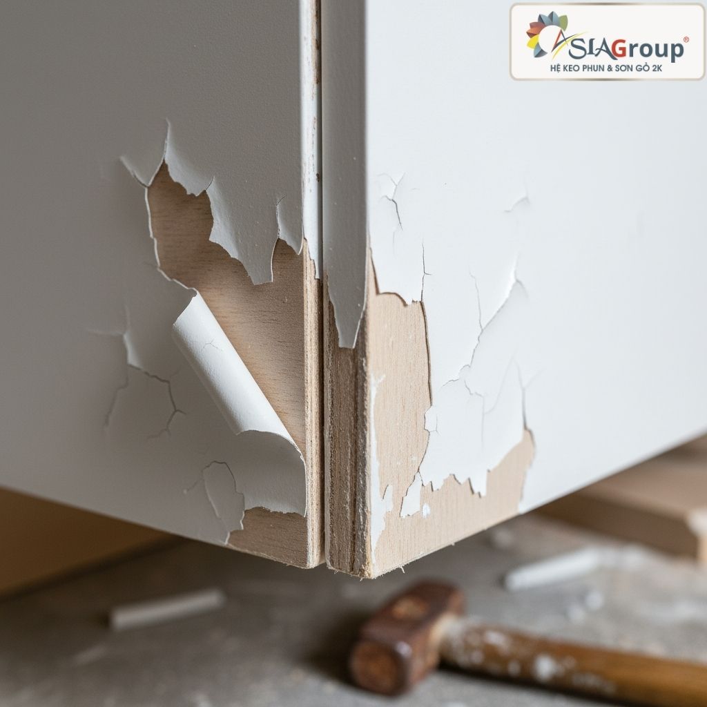 Hướng Dẫn Sơn Trên Gỗ MDF Phủ Melamine Chống Bong Tróc: Quy Trình 5 Bước Từ Chuyên Gia 2 sơn trên gỗ MDF phủ melamine