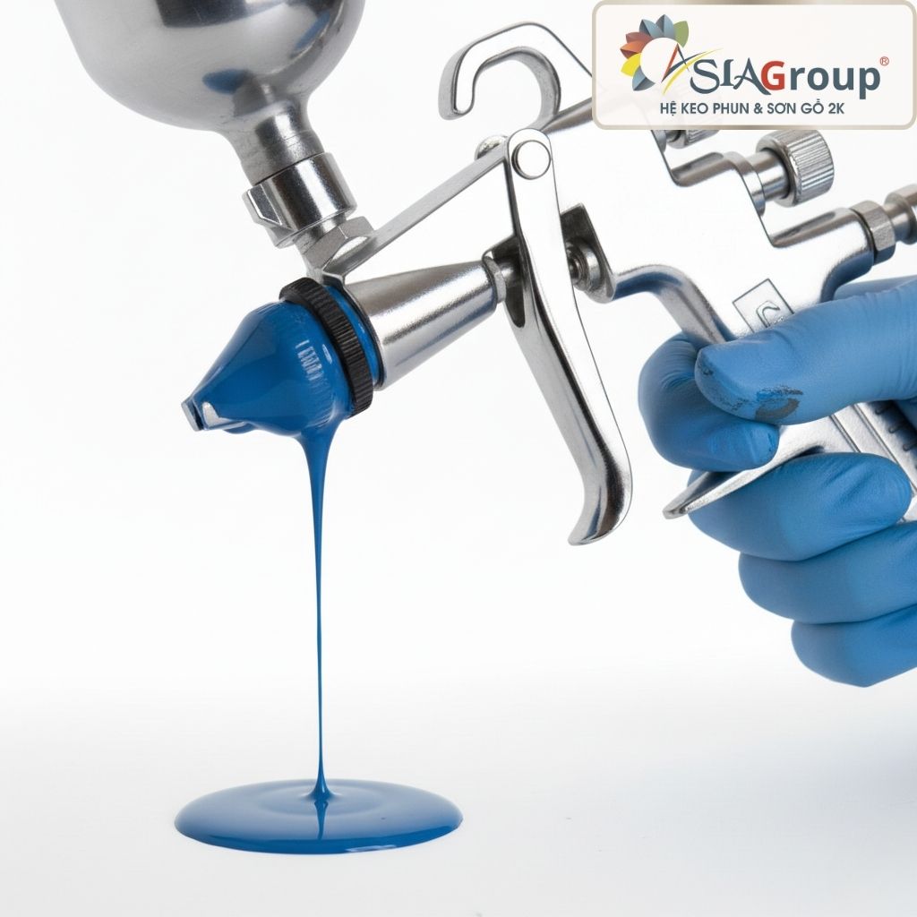 kim béc súng phun sơn, thay kim béc, súng bị rỉ sơn