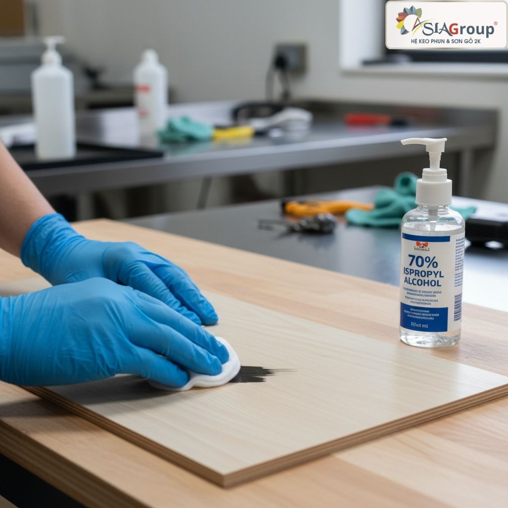 cách tẩy keo dính trên gỗ, cách làm sạch keo dán gỗ