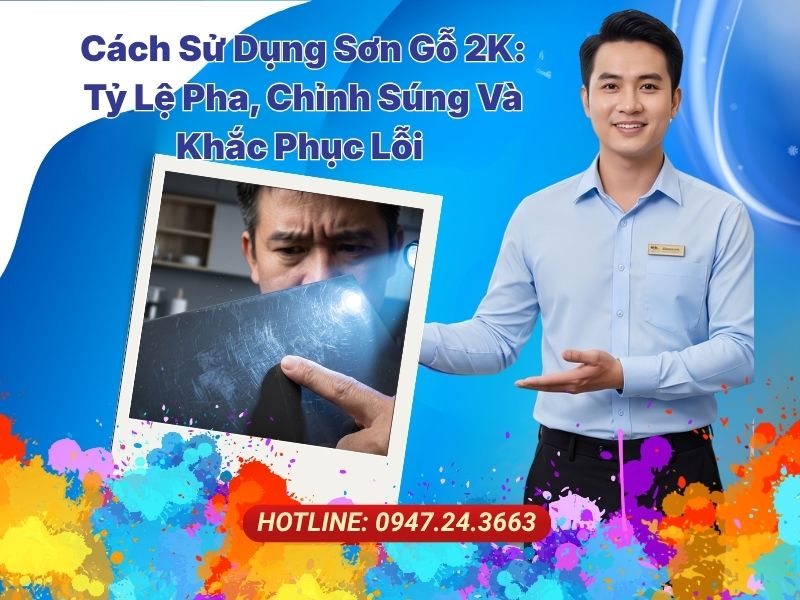 Sơn Bóng 2K Cho Gỗ Là Gì Bảng Giá, Tỷ Lệ Pha Chuẩn Và Kỹ Thuật Thi Công Tối Ưu