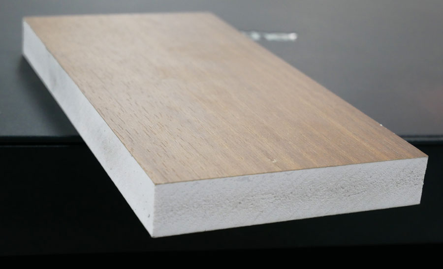 Ảnh nhựa PVC Picomat dán tấm laminate bàng keo phun 