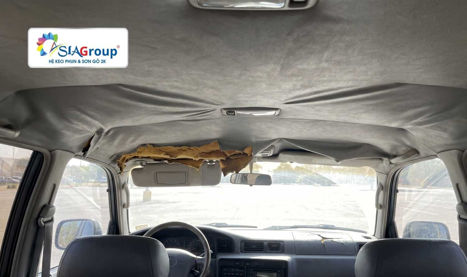 Chấm Dứt Thảm Họa Bong Tróc Rộp Da Cùng Keo Dán Nội Thất Ô Tô S9 Premium 2 Trần ô tô sau khi sử dụng keo dán trần ô tô giá rẻ ngoài thị trường bị bong