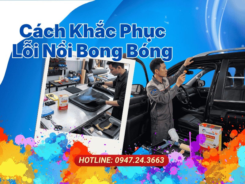 Cách Khắc Phục Lỗi Nổi Bong Bóng Bằng Keo Dán Da Ốp Cửa Bằng S9 Premium