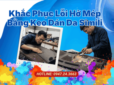 Khắc Phục Lỗi Hở Mép Bằng Keo Dán Da Simili S9 Premium