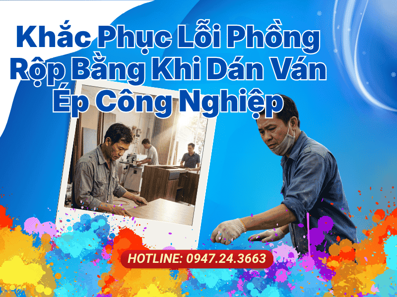 Khắc Phục Lỗi Phồng Rộp Bằng Keo Dán Ván Ép Công Nghiệp Asia A9
